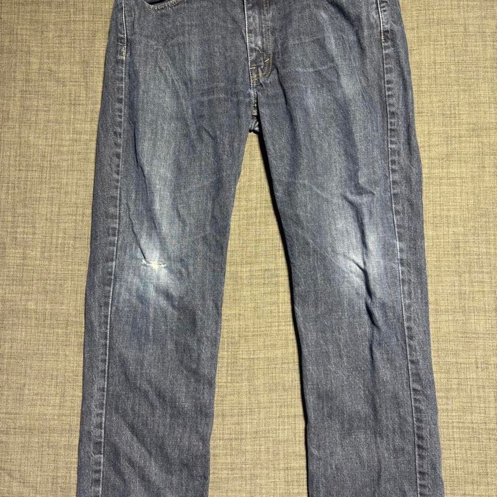 Levi-s Men's Blue and Navy Jeans